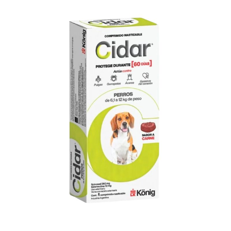 CIDAR Pastilla 6a12kg