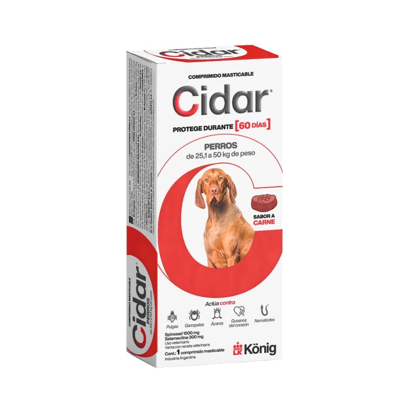 CIDAR Pastilla 25a50kg