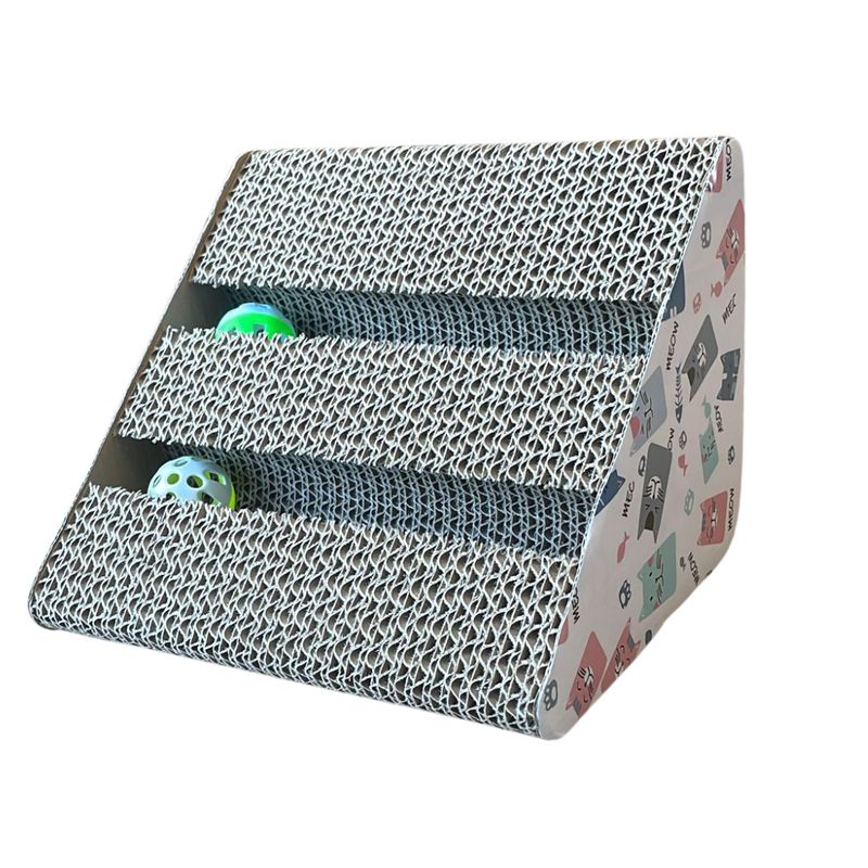 Rascador Carton para gato con pelotas