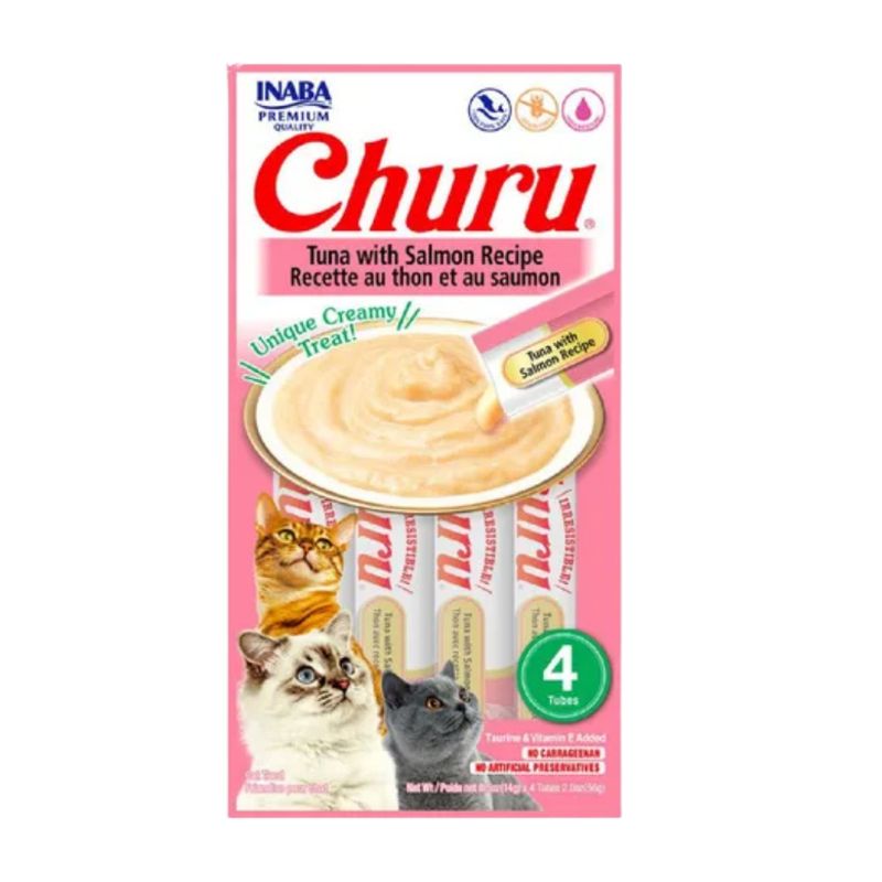 Churu Snack Gato salmon/Atun 4 Sticks