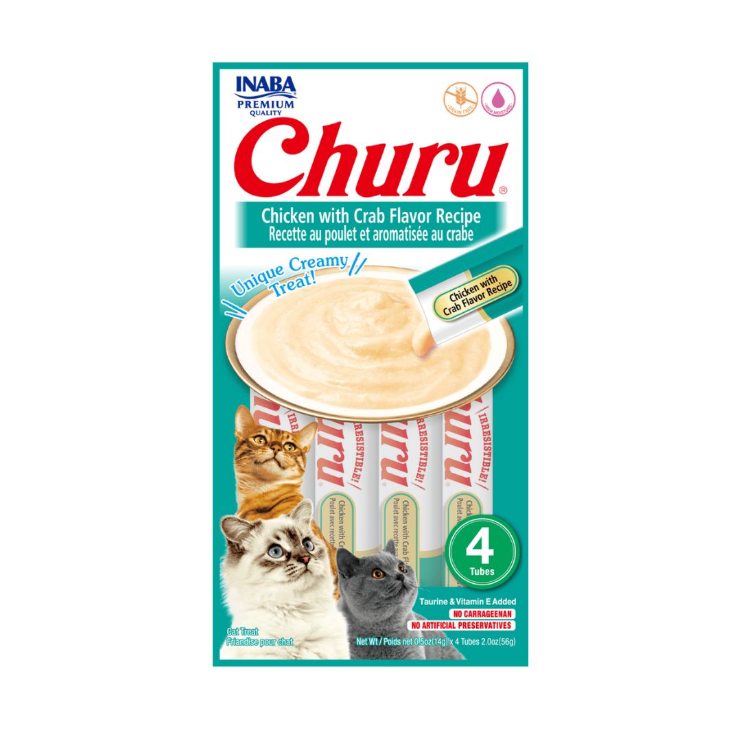 Churu Snack Gato Cangrejo y Atun 4 Sticks
