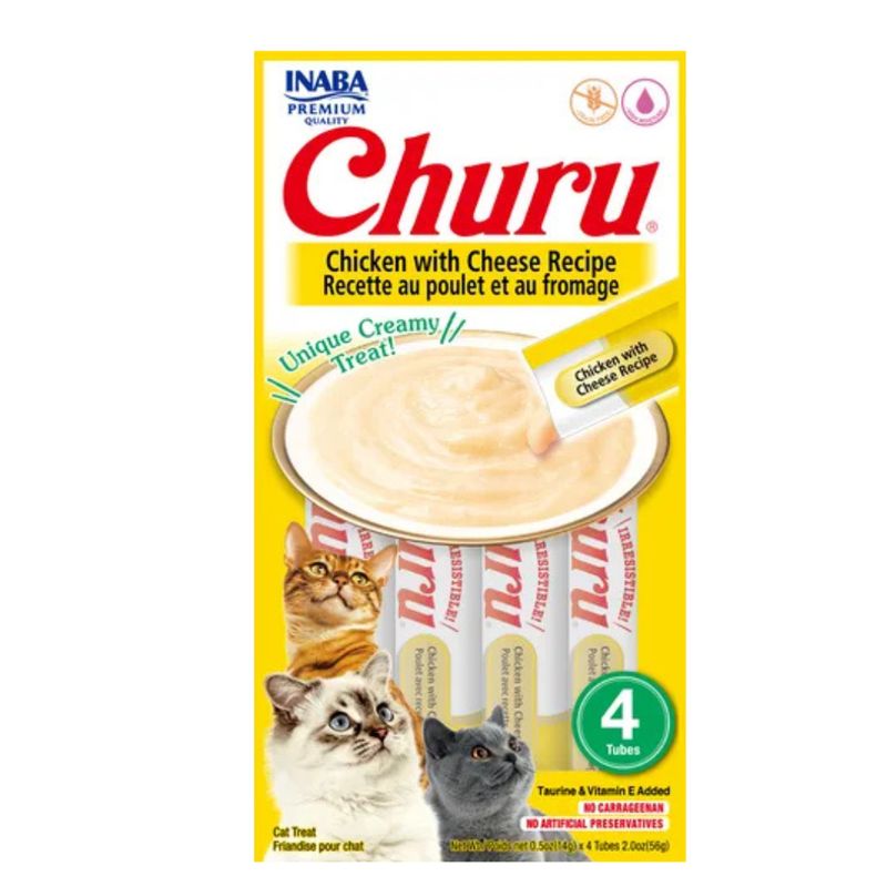 Churu Snack Gato Pollo y Queso 4 stick