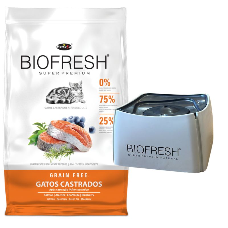 BioFresh Gatos Castrados Salmon 7.5kg + Regalo