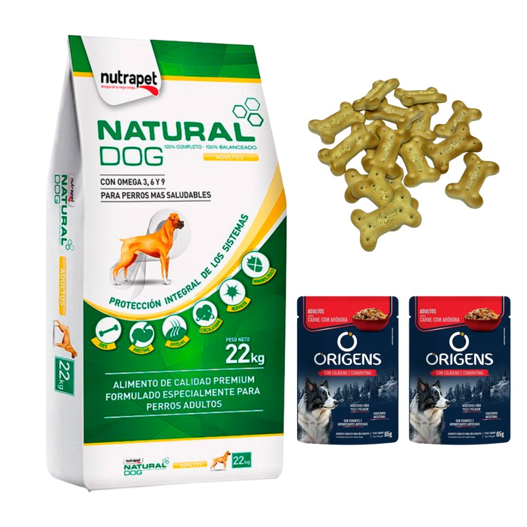 Natural Dog Adulto 22kg + Regalo