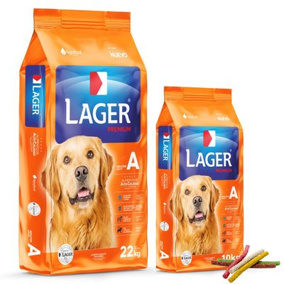 Lager COMBO Adulto 32kg + Snacks