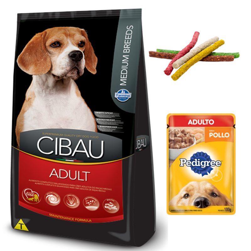 Cibau Adult Medium 15kg + Regalos