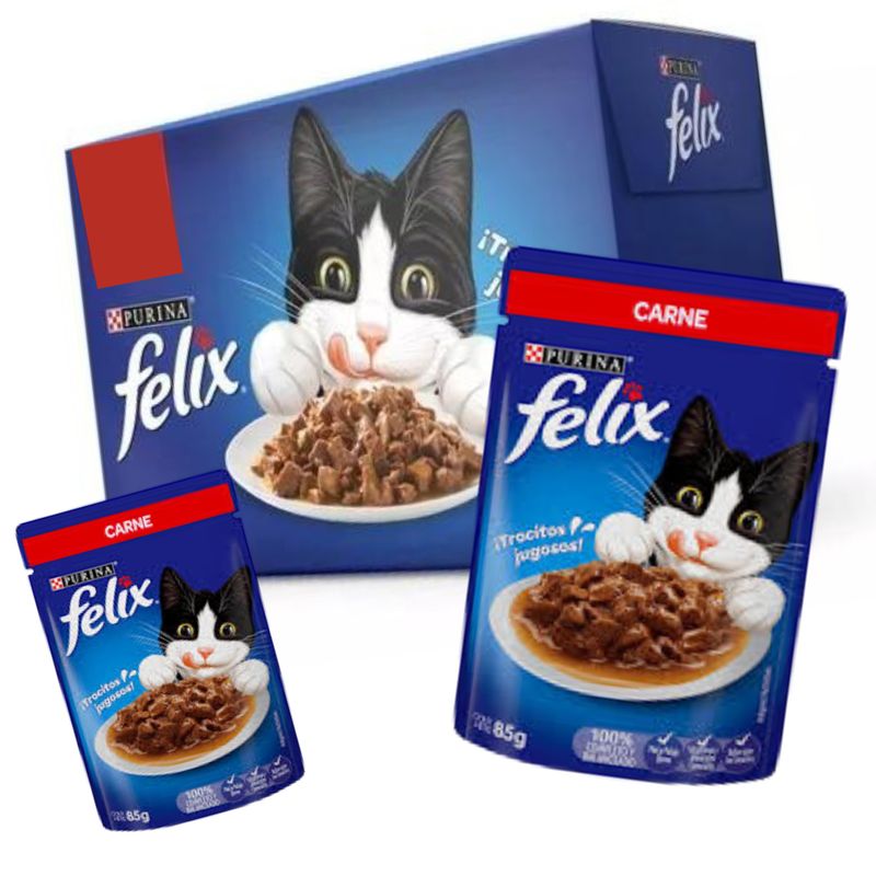 Felix Sobre 85Gr.  Carne 15un.