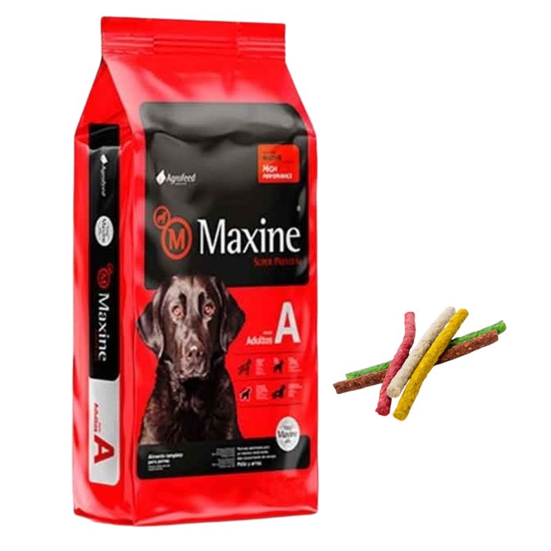 Maxine Adulto 7,5kg + Snacks