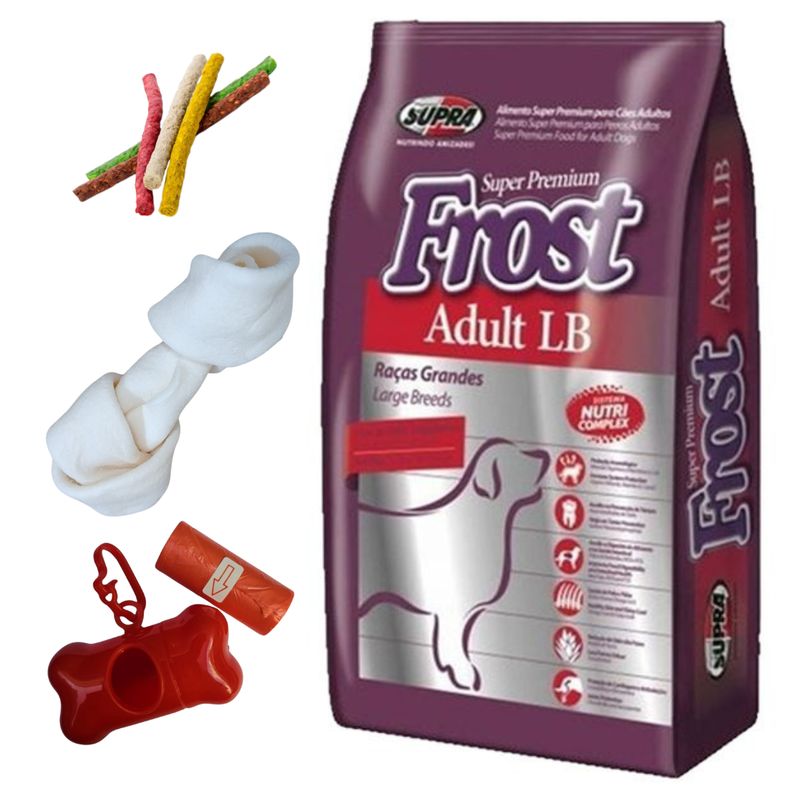 Frost Adulto Raza Grande 17kg + Regalos