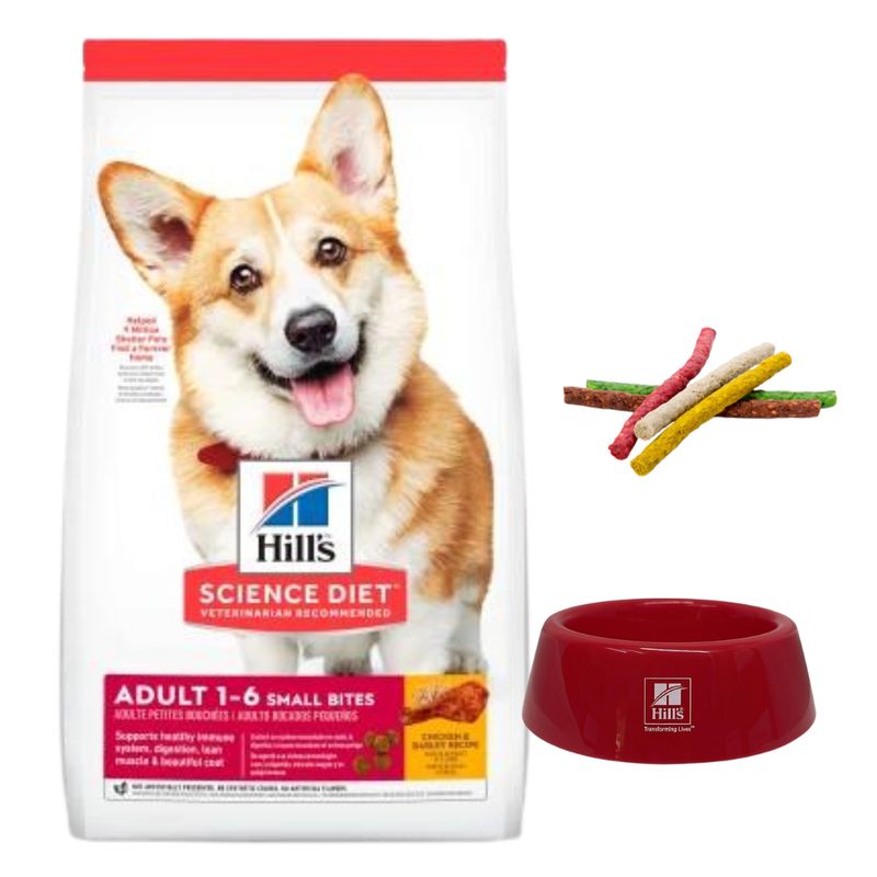 Hill`s Adulto Small Breed 6.8kg + Regalos