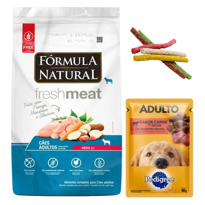 Formula Natural GRAIN FREE Perro Adulto Raza Mediana 12kg + Regalos