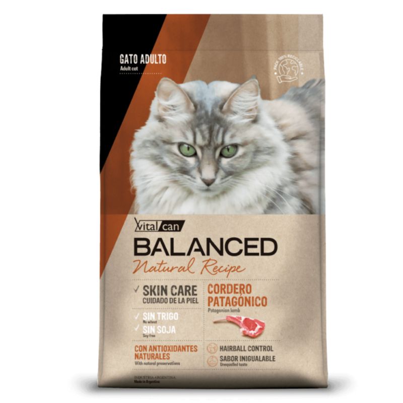 Balanced Gato Adulto Cordero Patagonico 3kg