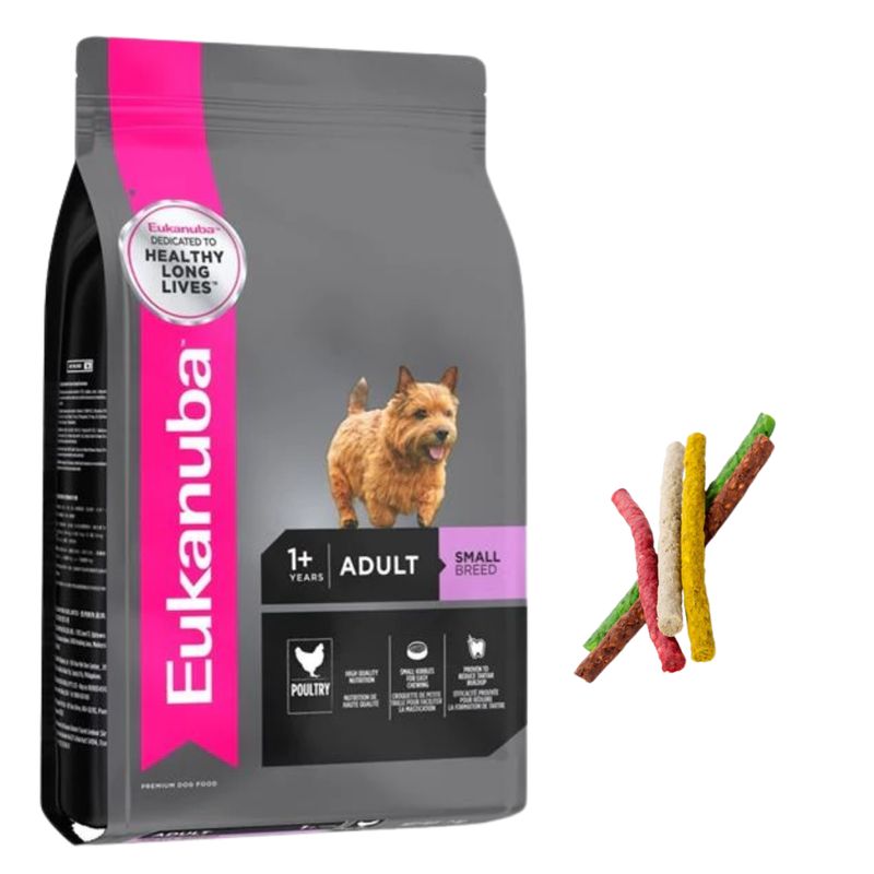 Eukanuba Adulto Razas Pequeña 7.5kg + Regalos