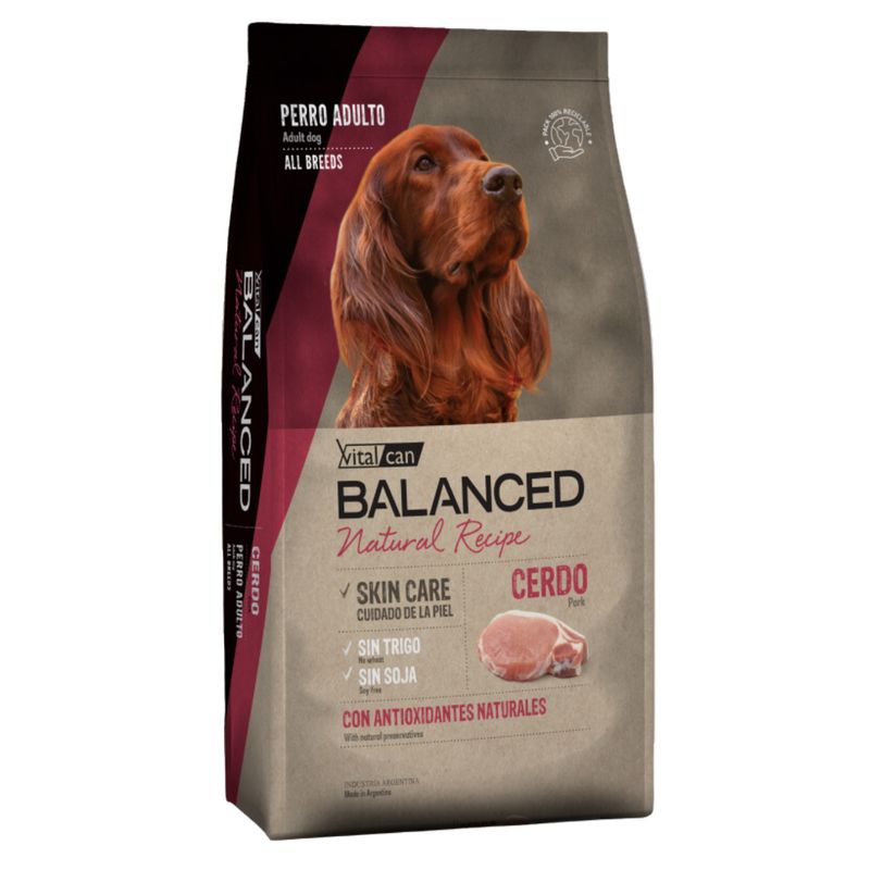 Balanced Cerdo Perros Adultos 3kg