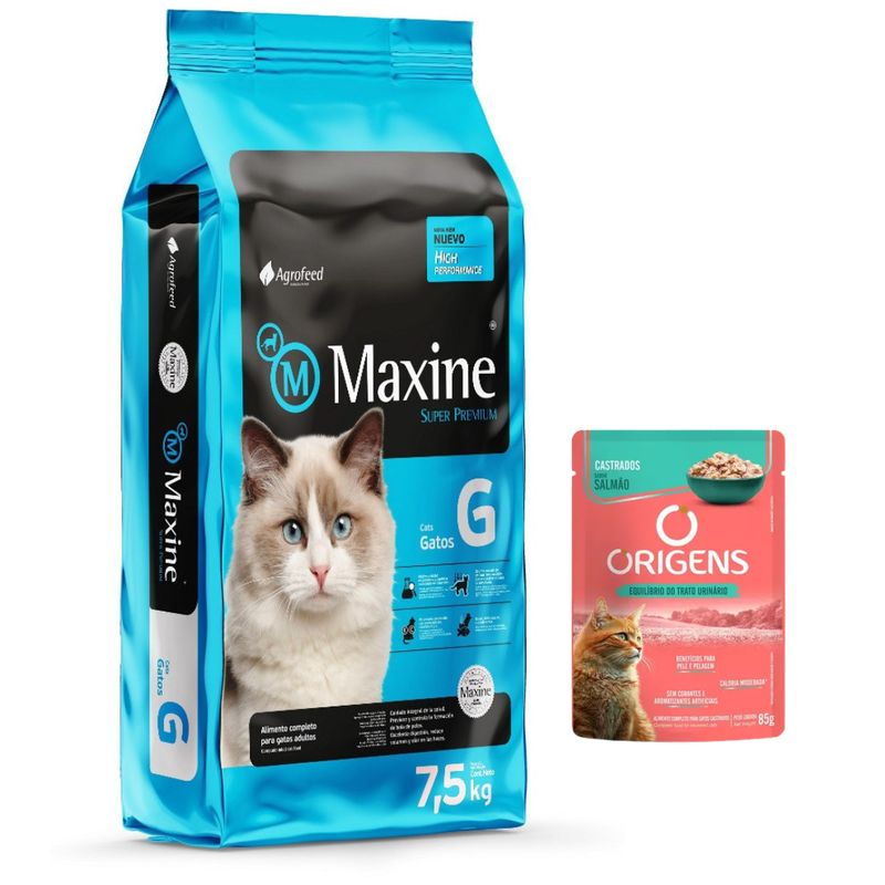 Maxine Gato Adulto 7,5kg + Regalo
