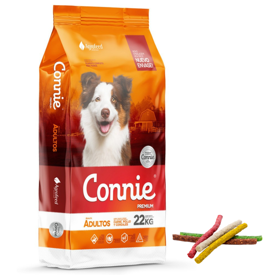 Connie Perros Adultos 22kg + Snacks