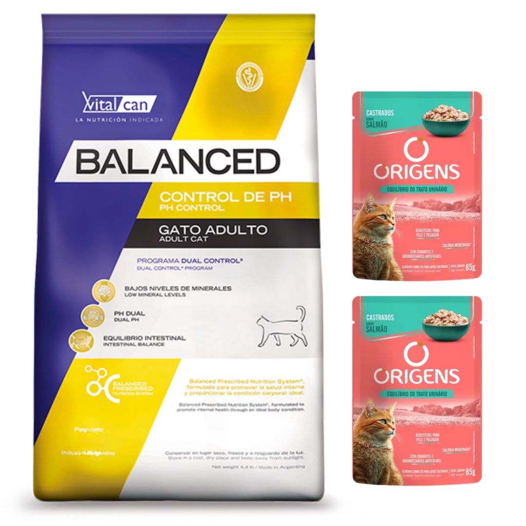 Balanced Gatos Adultos Control PH 7.5kg + Regalo