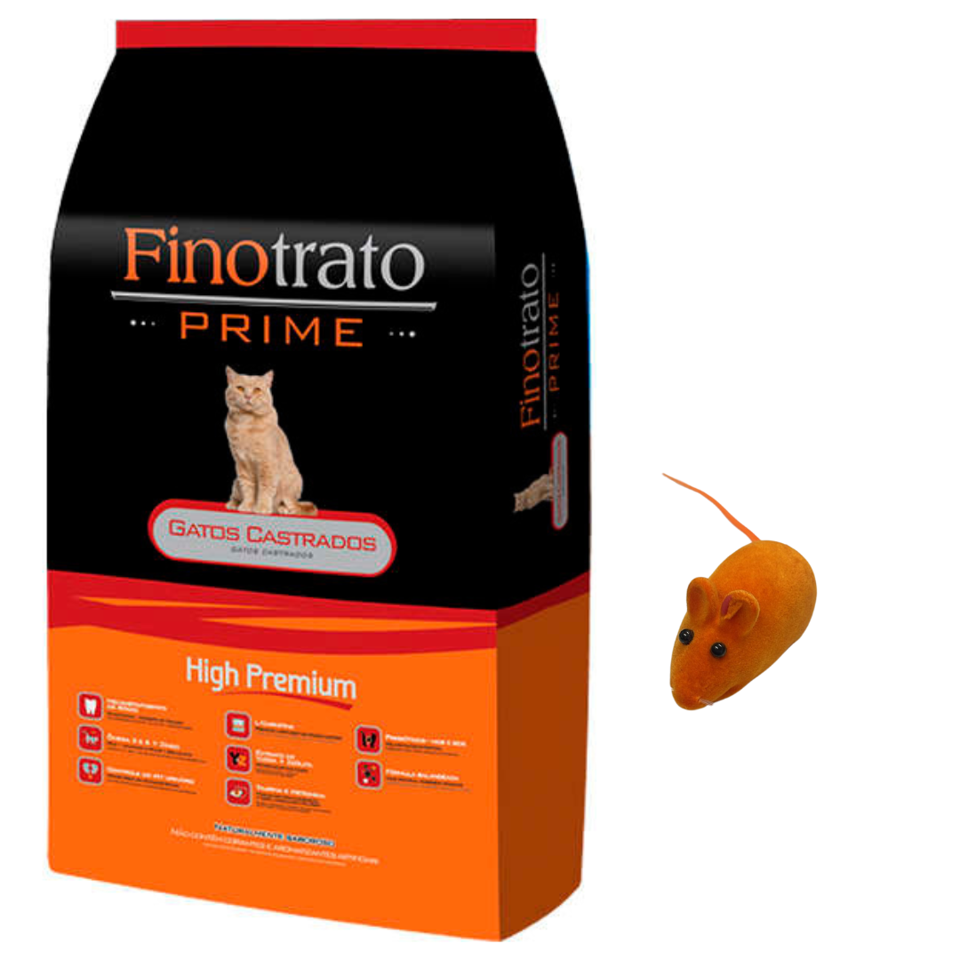 Finotrato Prime Gato Adulto Castrado 10.1kg + Regalos