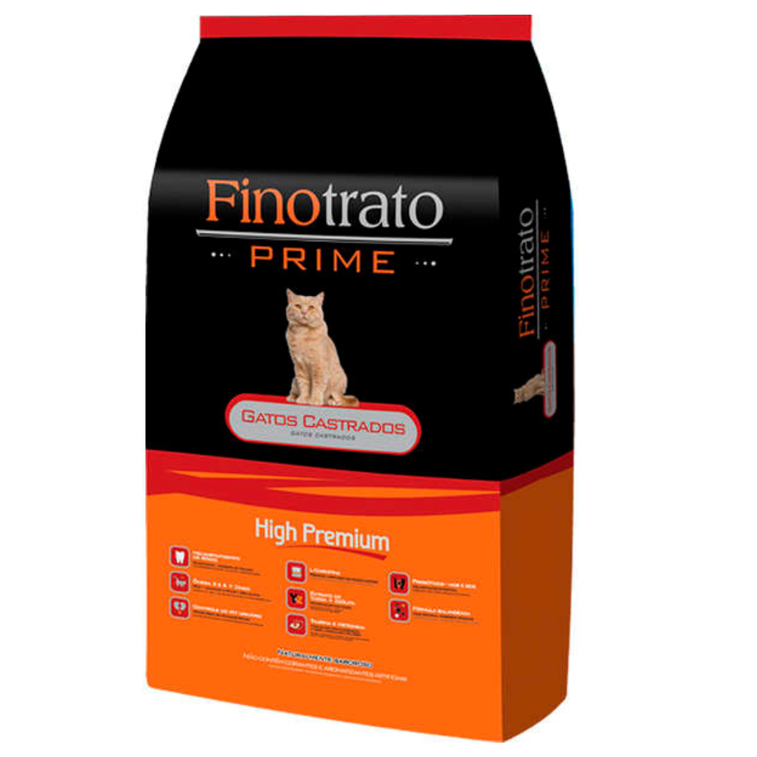Finotrato Prime Gato Adulto Castrado 3kg