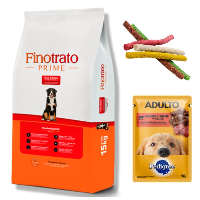 Finotrato Prime Adulto Raza Grande 20kg + Regalos