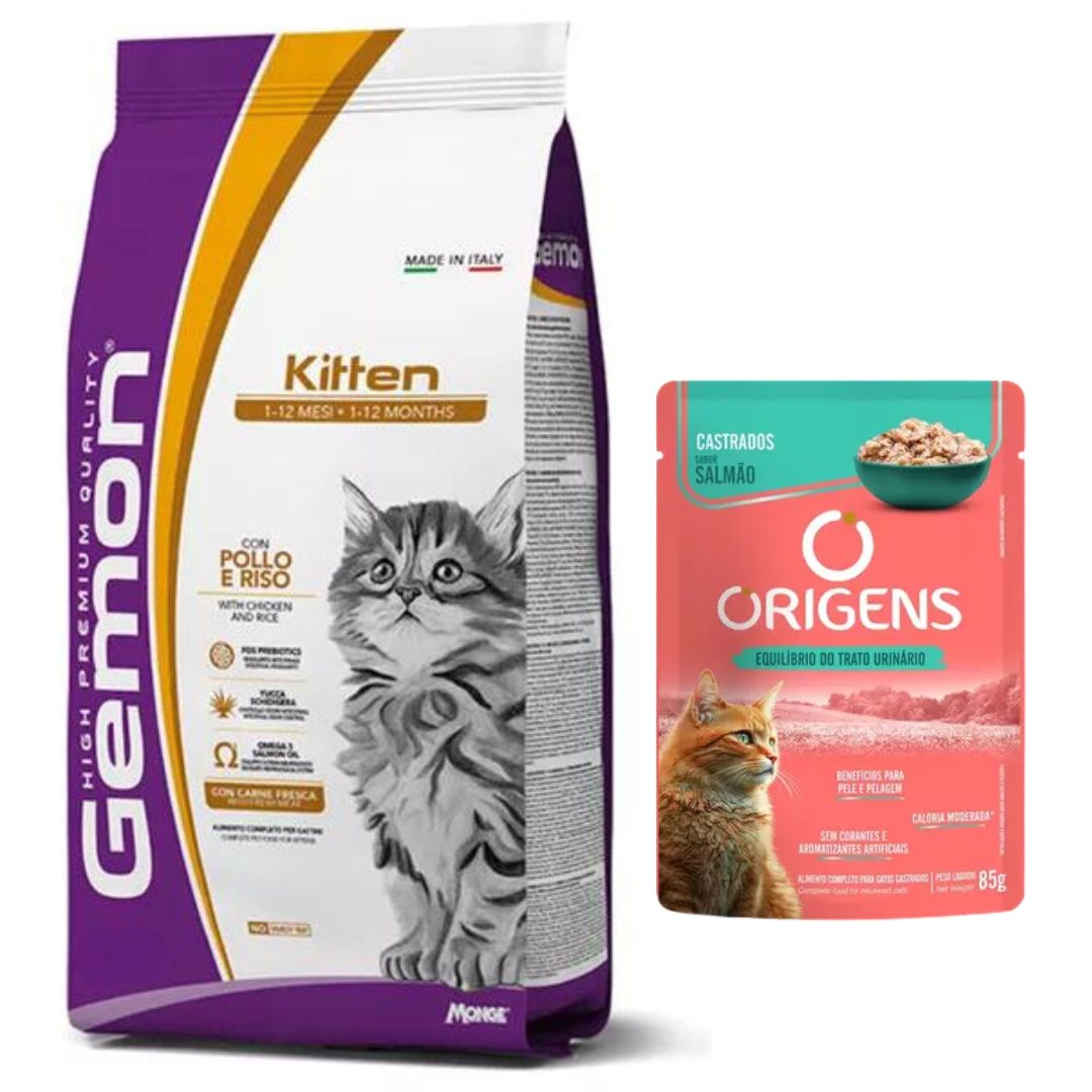 Gemon Gato Cachorro 7kg + Regalo