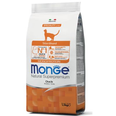 Monge Gato Monoproteina Castrado Pato 1.5kg