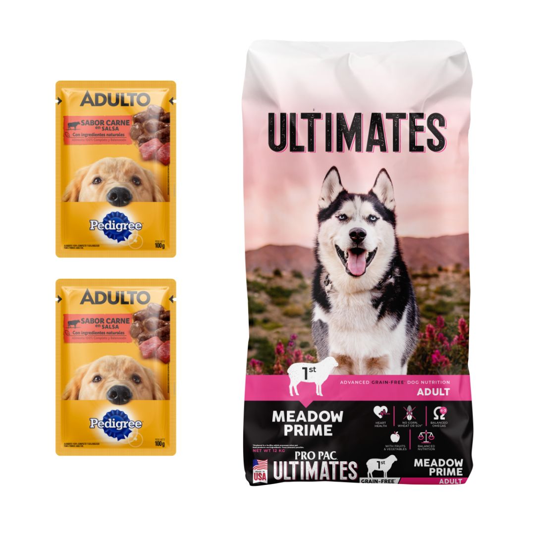 Ultimate Grain Free Perro Meadow 12,7kg + Regalo