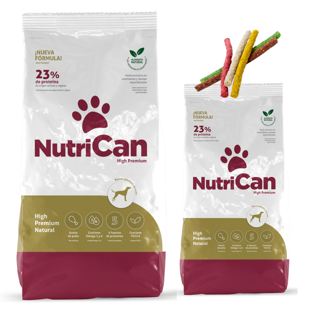Nutrican Adulto Combo 30kg  + Snacks