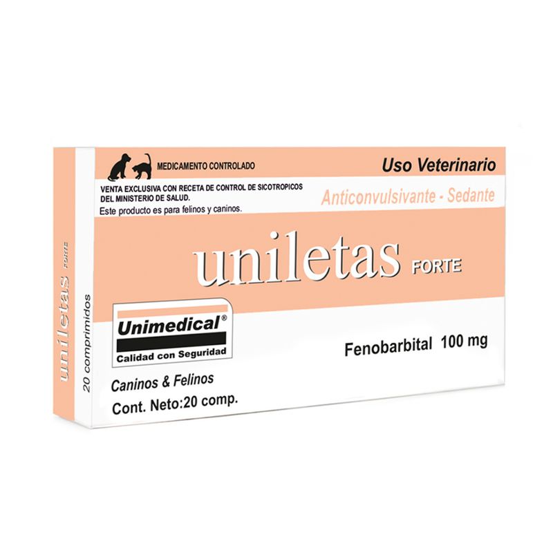 Uniletas Forte 20 comprimidos