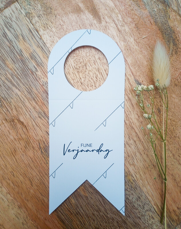 Flessenkaartje - Fijne verjaardag