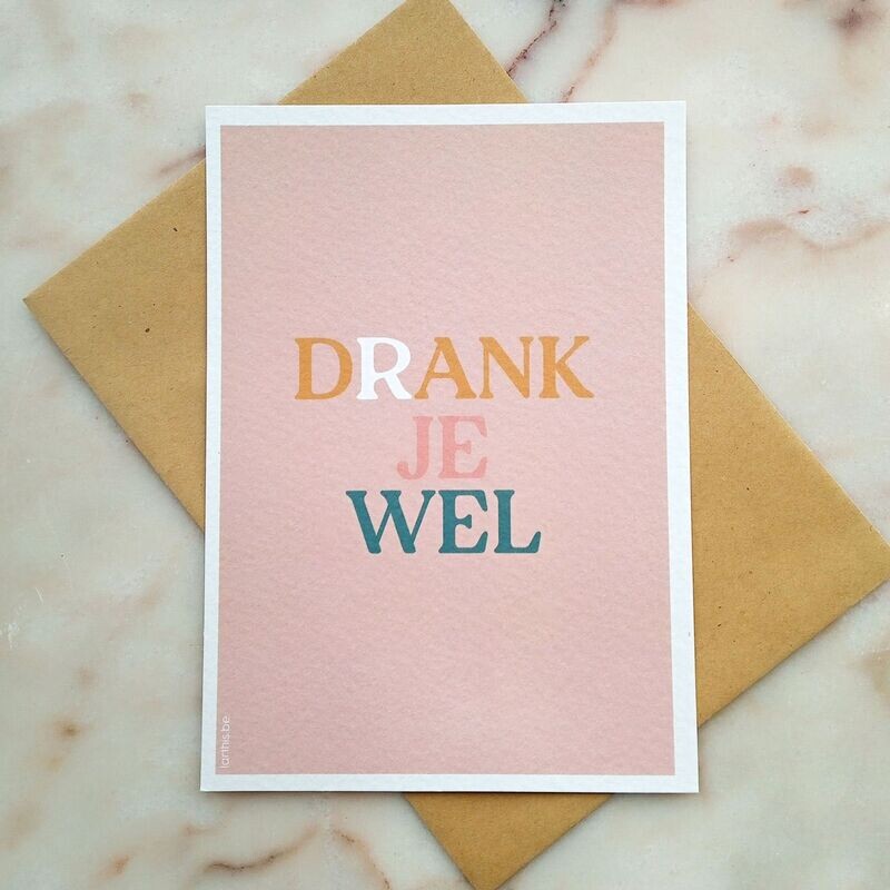 Wenskaart - Drankjewel