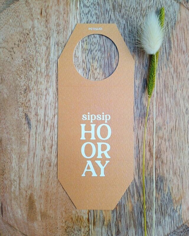 Flessenkaartje - Sip sip hooray
