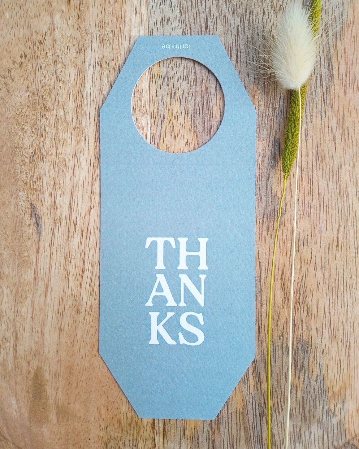 Flessenkaartje - Thanks