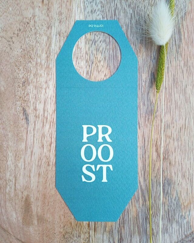 Flessenkartje - Proost