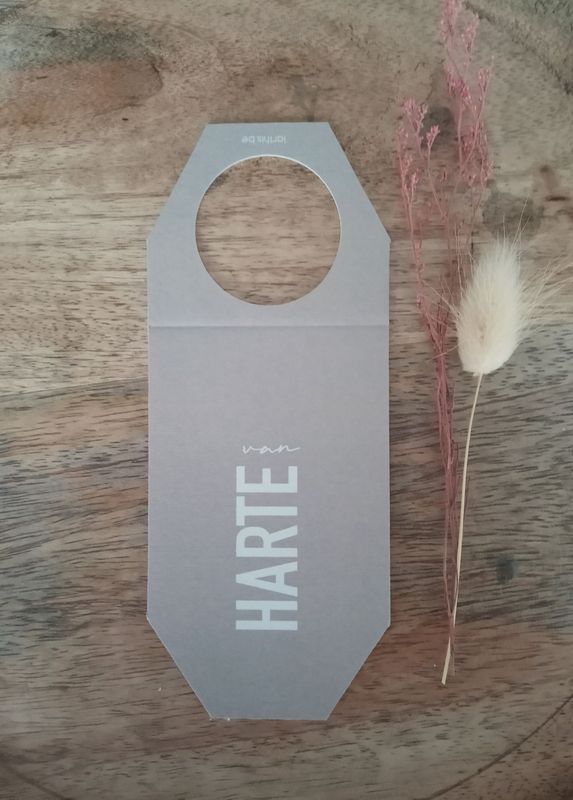Flessenkaartje - Van Harte