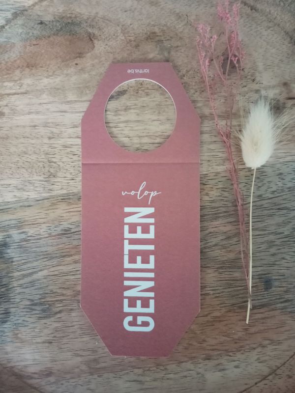 Flessenkaartje - Volop genieten