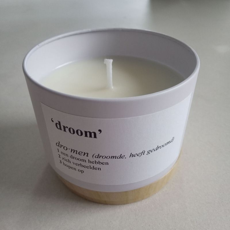 Kaarsenblikje "Droom"
