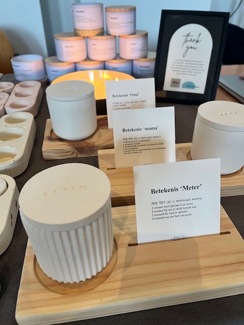 Meter + plankje + kaartje