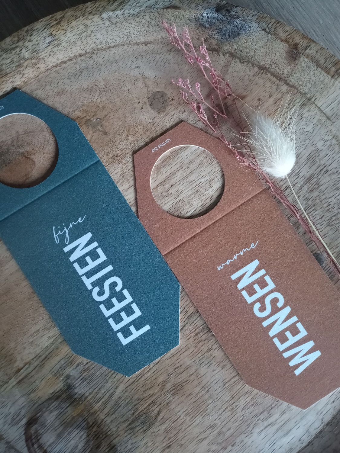 Set Flessenkaartjes voor de feestdagen!