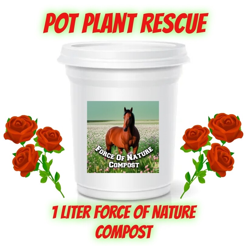Pot Plant Rescue 1dm (1Liter) Force Of Nature Compost