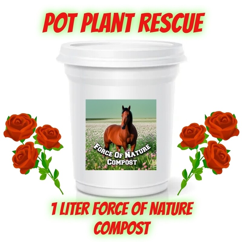 Pot Plant Rescue 1dm (1Liter) Force Of Nature Compost