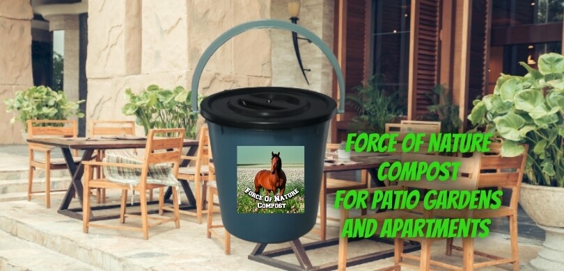 20dm (20 Liter) Bucket with Lid Of Force Of Nature Compost