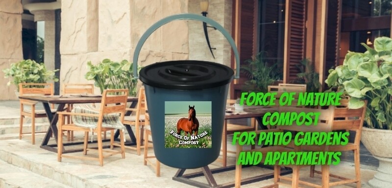 20dm (20 Liter) Bucket with Lid Of Force Of Nature Compost