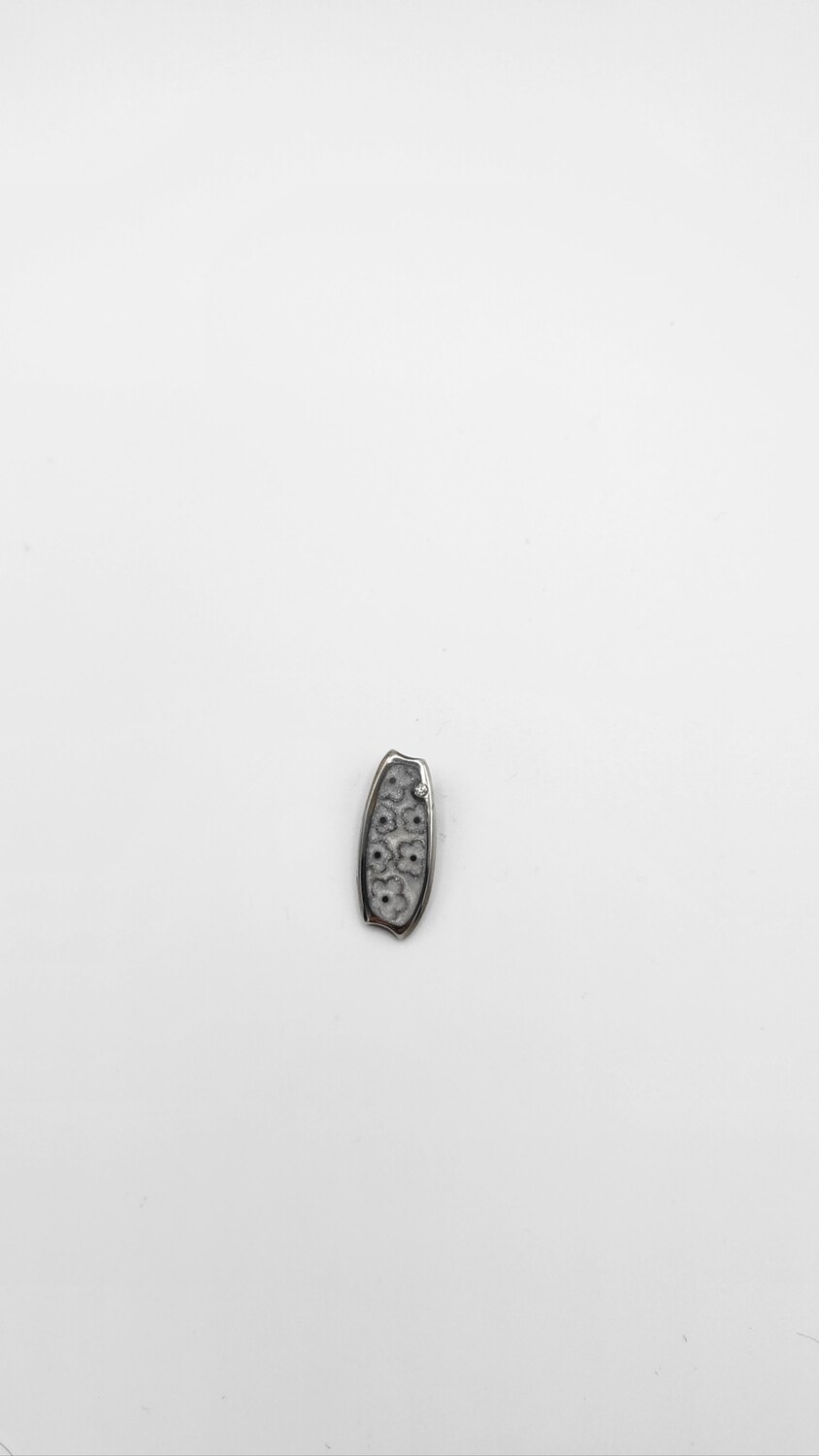 Silber Anhänger Blumen