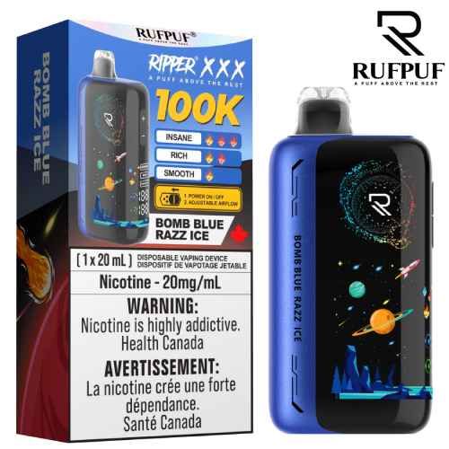 Ripper XXX 100k Bomb Blue Razz
