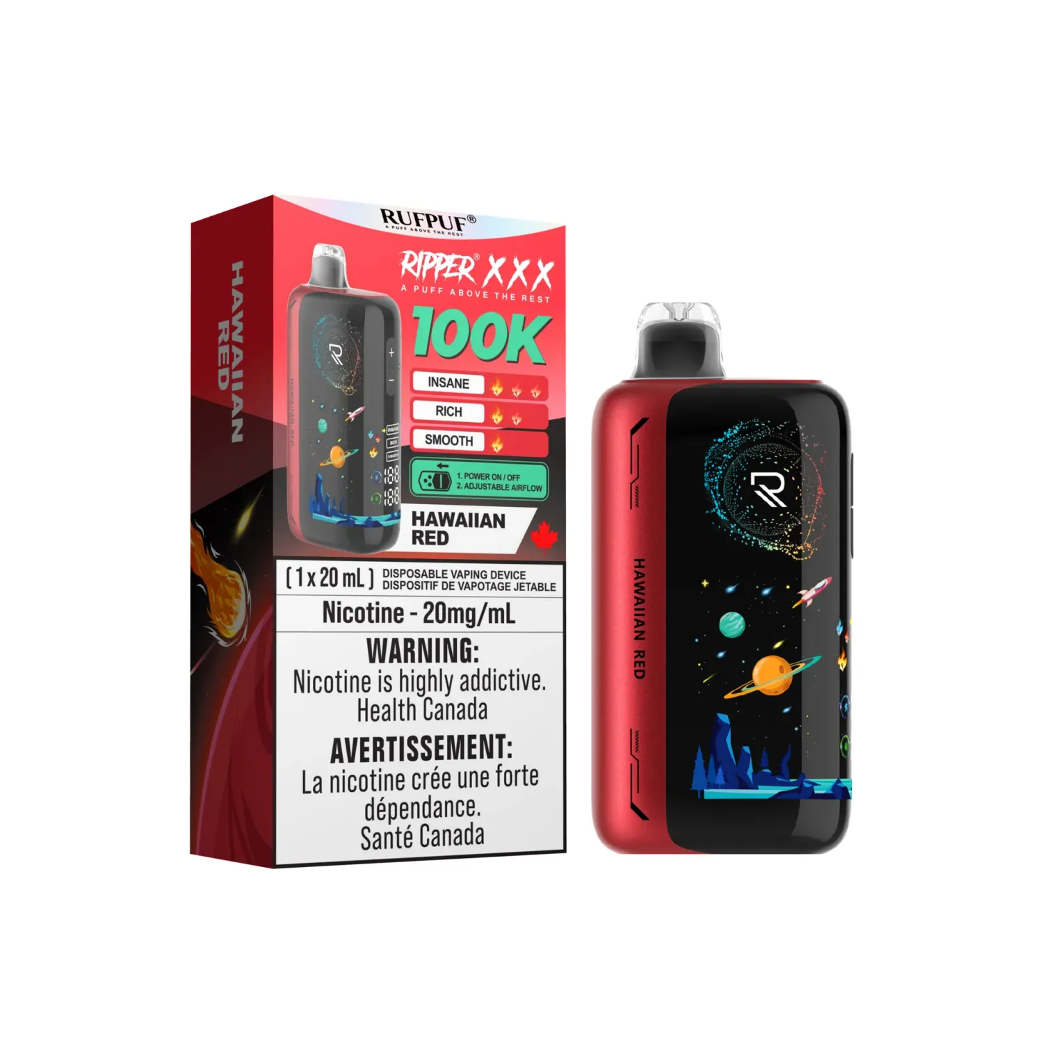 Ripper XXX 100k Hawaiian Red