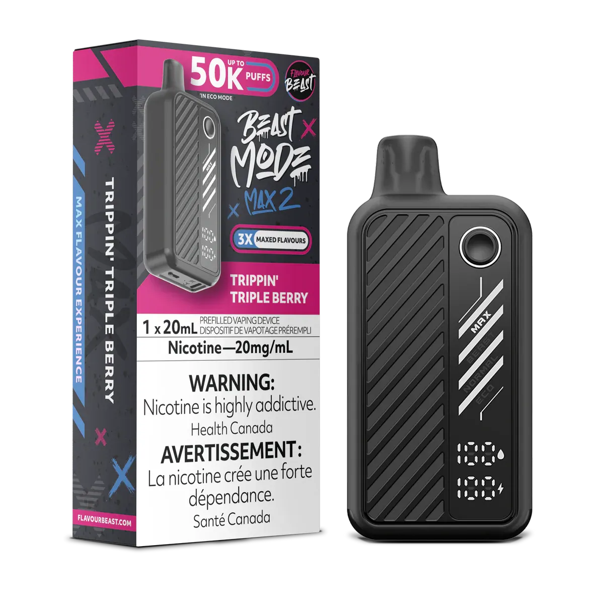 Flavour Beast 50k Trippin Triple Berry