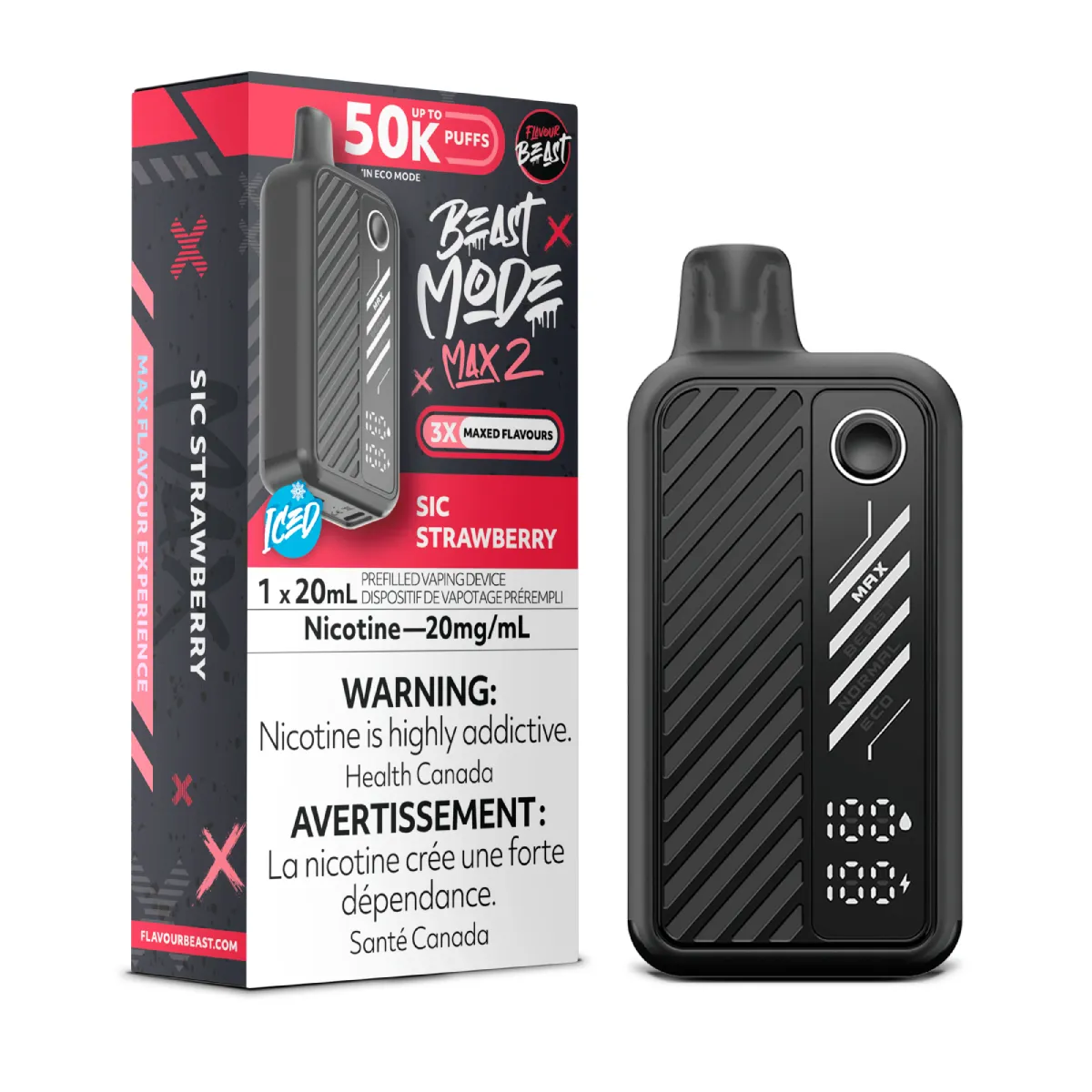 Flavour Beast 50k Sic Strawberry