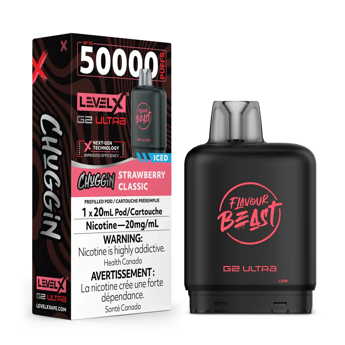 Flavour Beast 50k Pods Strawberry Classic