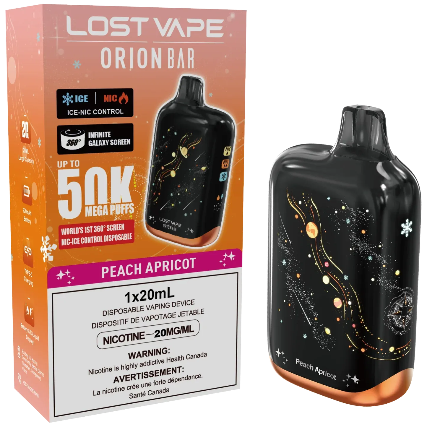 Lost Vape 50k Peach Apricot